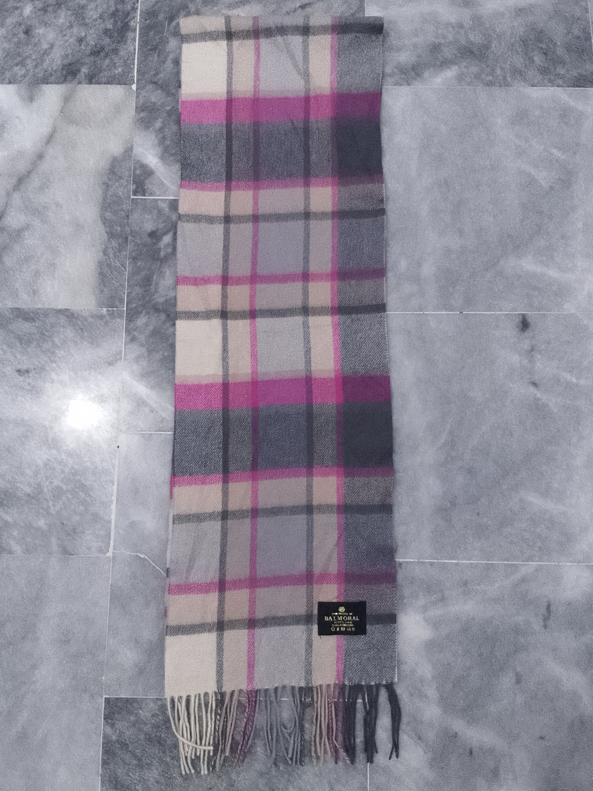 BALMORAL SCARF (100% CASHMERE)