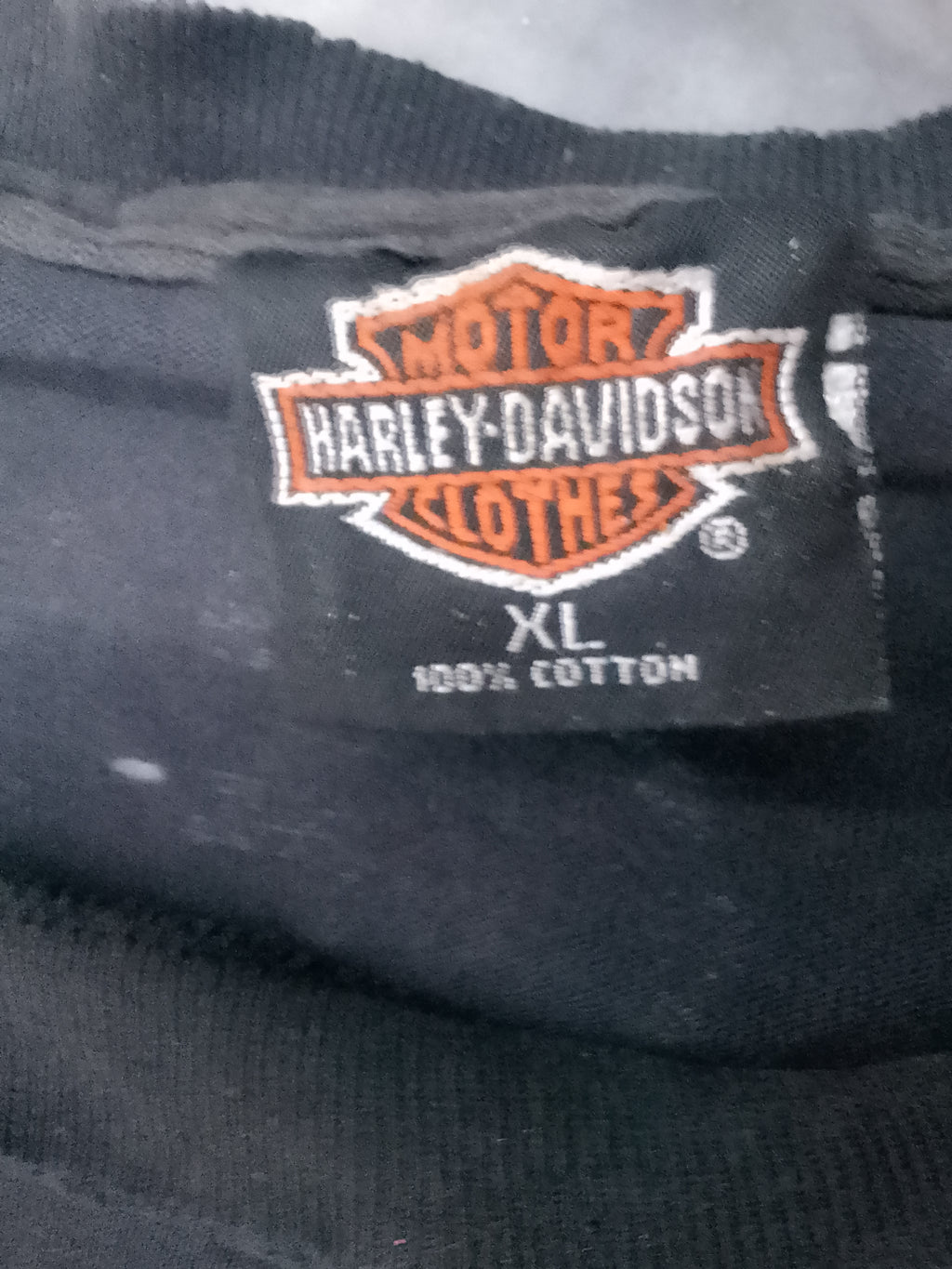 Vintage Harley-Davidson "Genuine American Motorcycles" Distressed Graphic T-Shirt