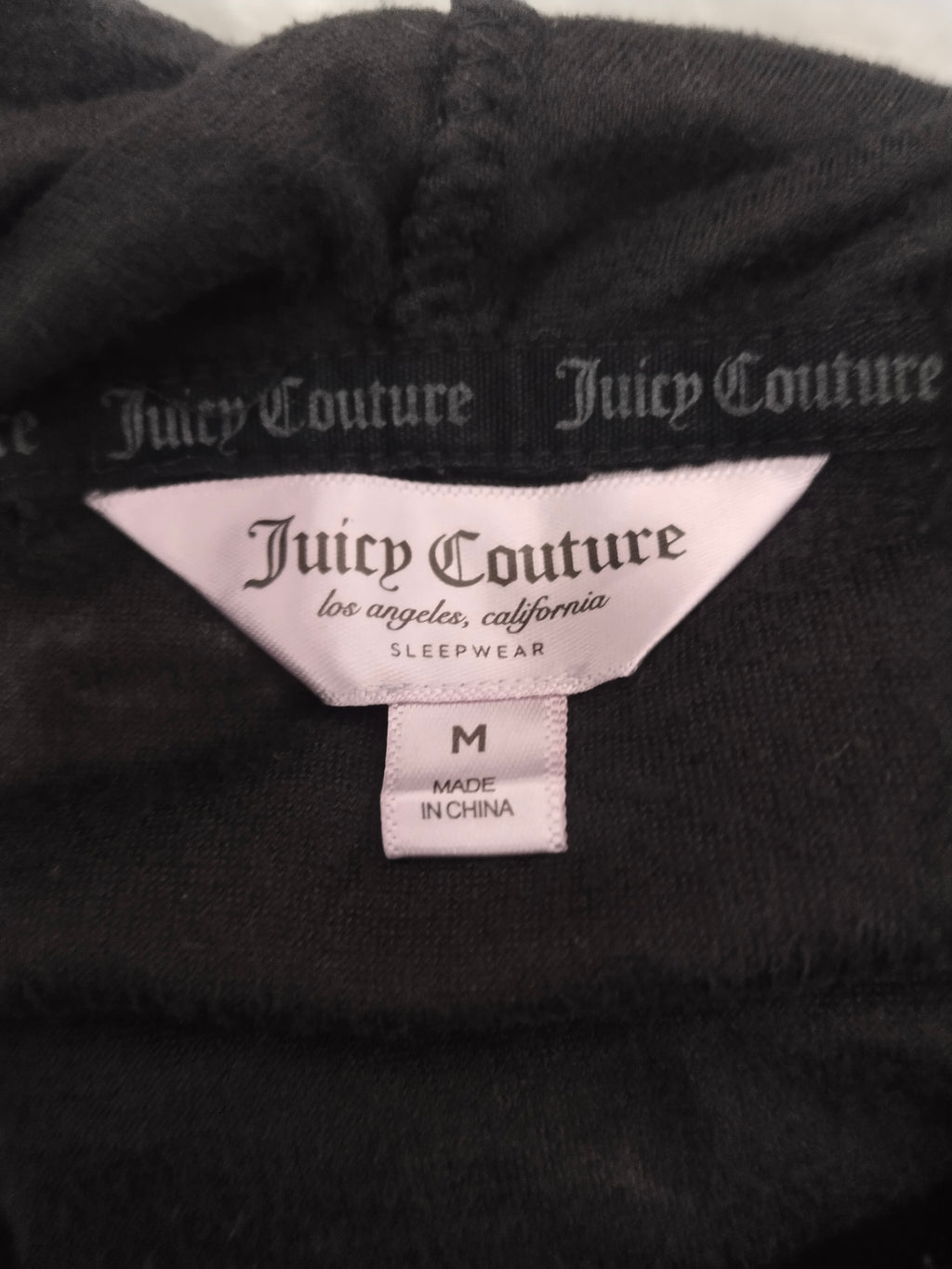 Juicy Couture Long Sleeve  Hoodie 95% polyester