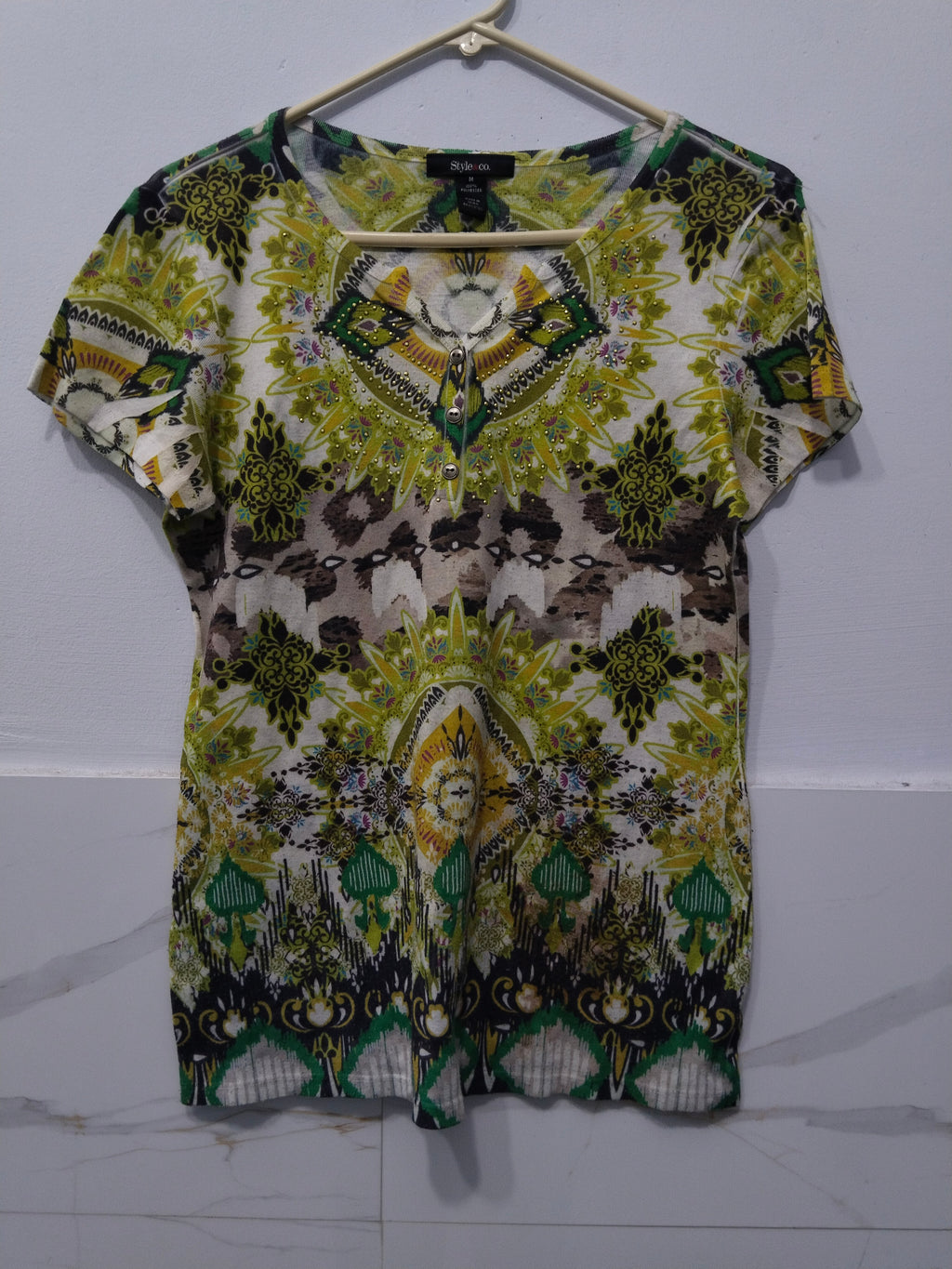 Style& co 100% Polyester Blouse