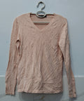 Tommy Hilfiger V-Neck Studded Knit Sweater
