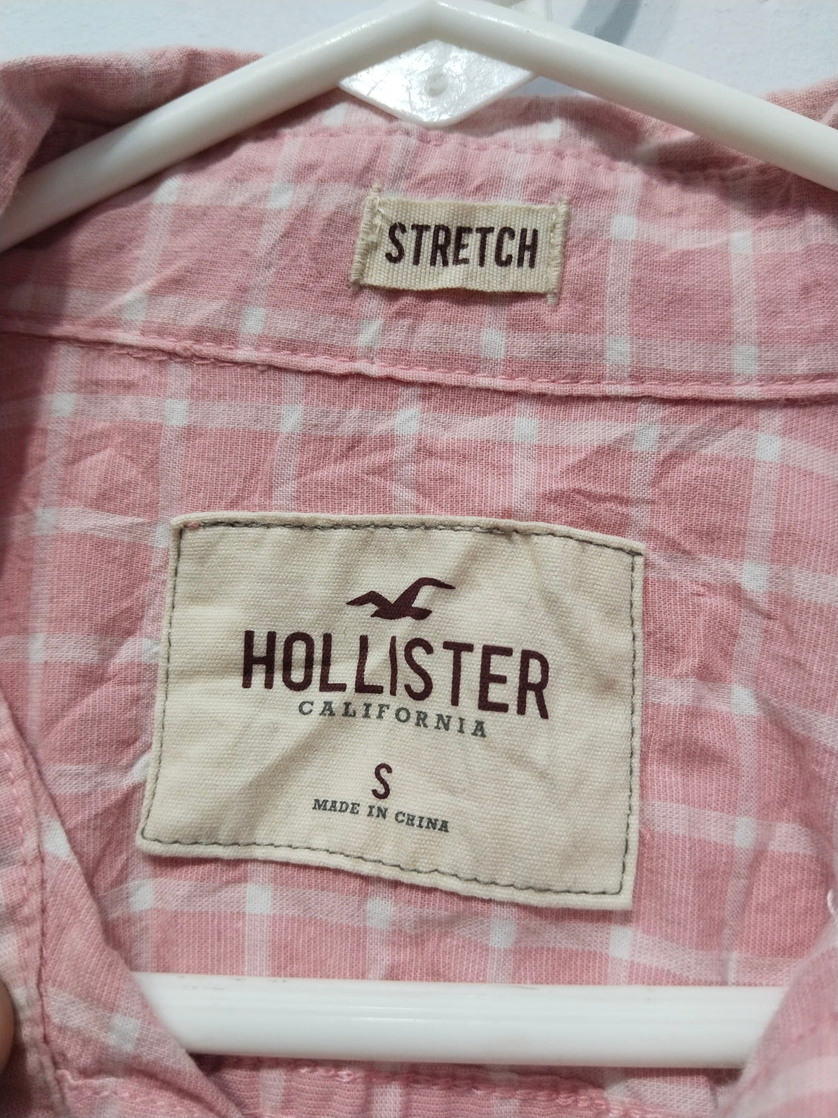 Hollister Men's Dress Shirt 98%Cotton