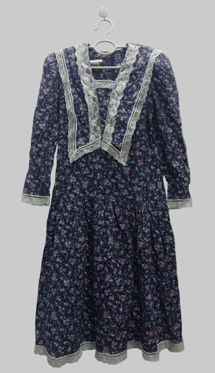 GUNNE SAX 100% Cotton Long Dress