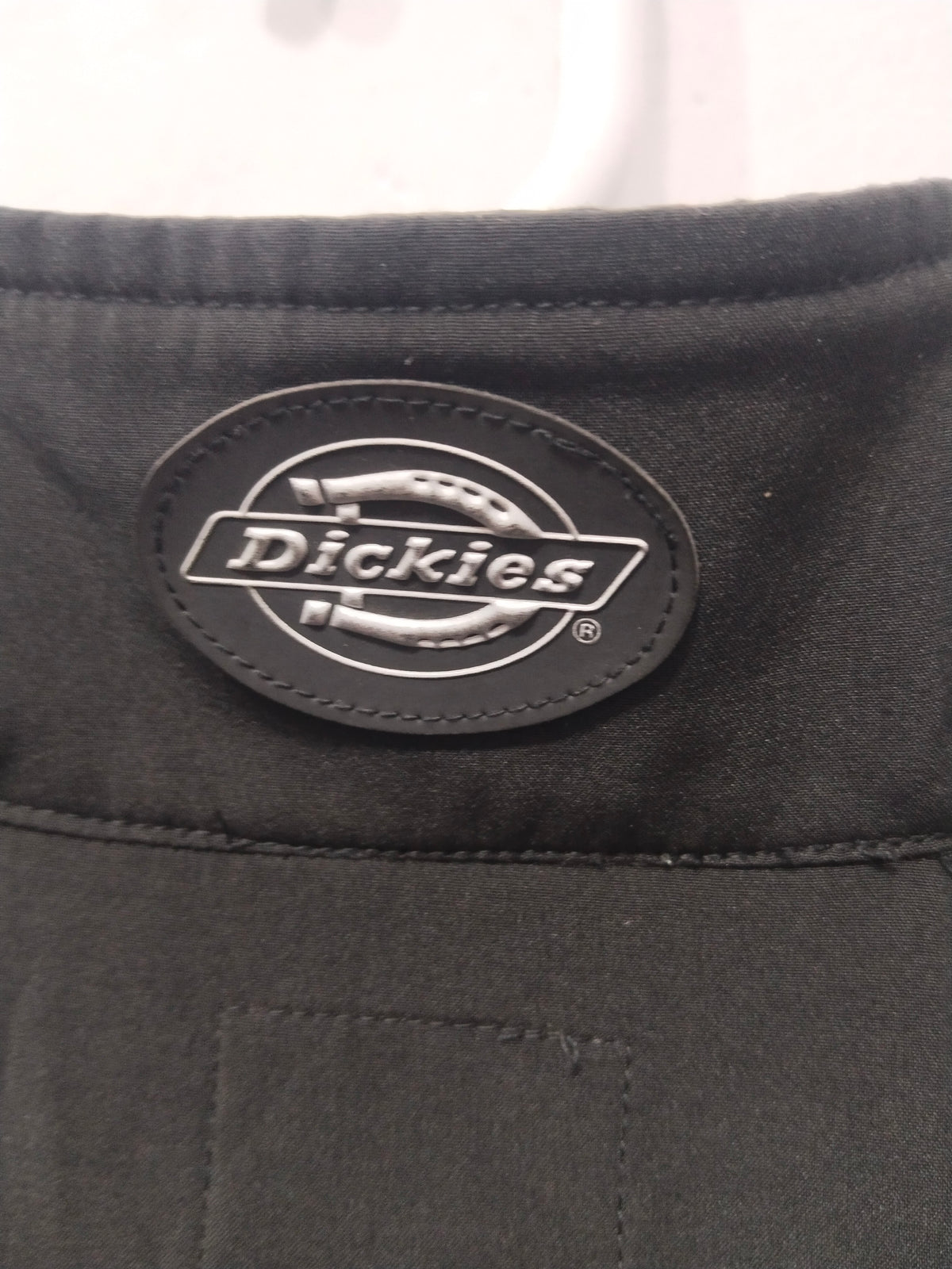 Dickies Black Soft Shell Mock Neck Full Zip Utility Jacket Workwear
