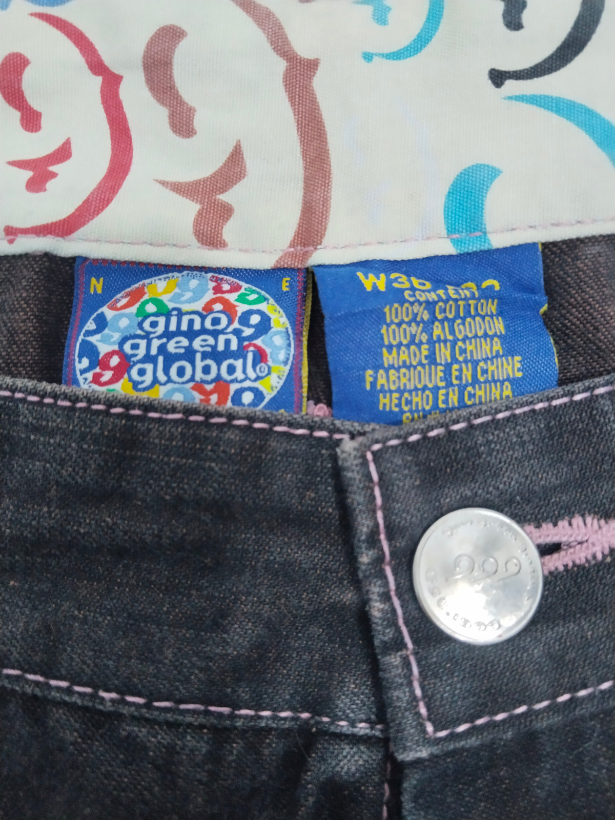 Gino Green Globle Man Pant