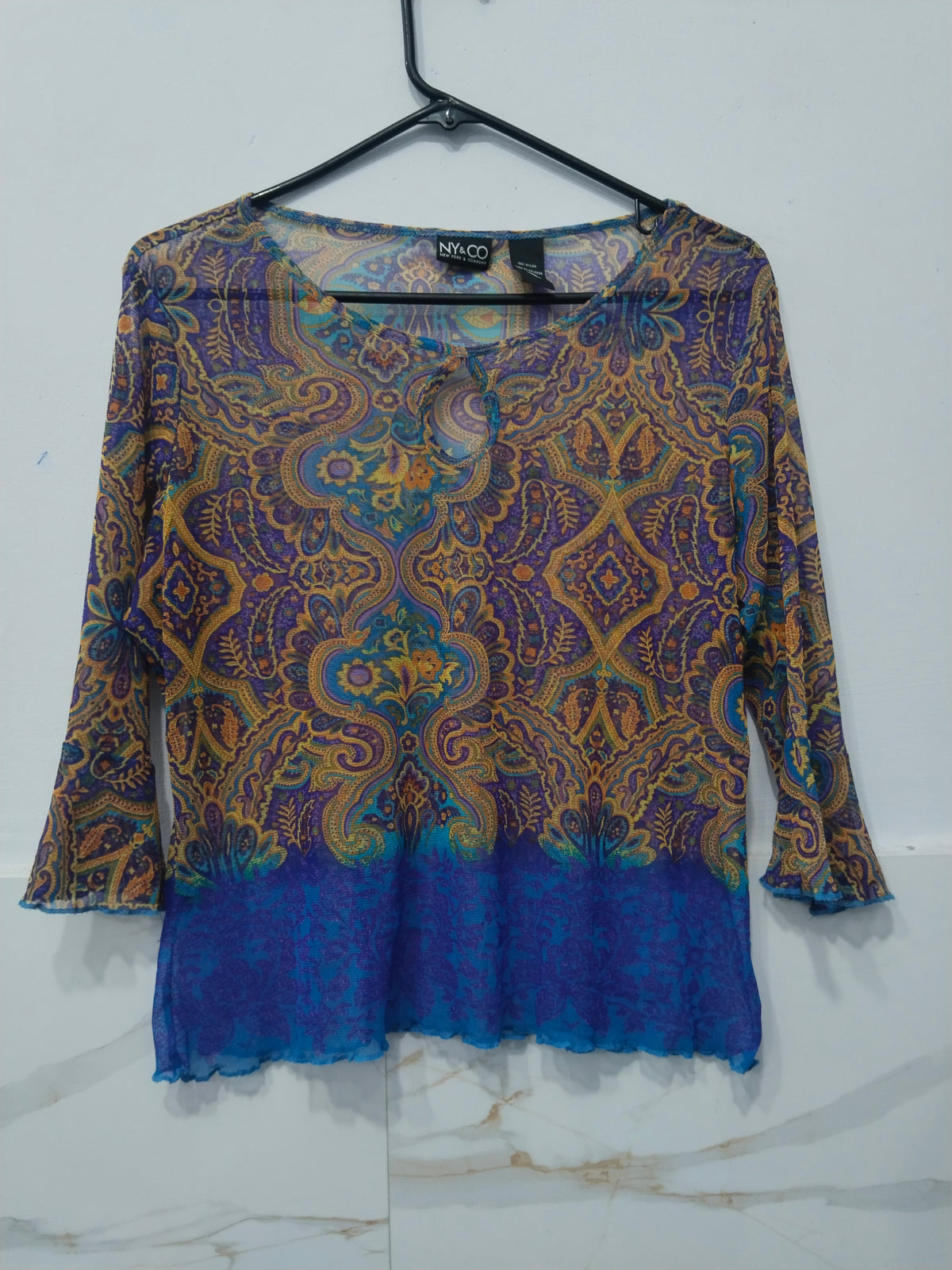 NY& CO Blouse 100% Nylon
