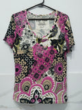 Onque Casuals brand Women's Printed Short-Sleeve Top / T-Shirt