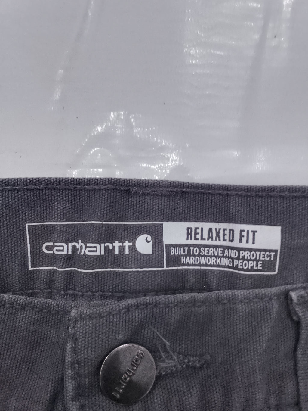 Vintage Carhartt Relaxed Fit Charcoal Work Pants
