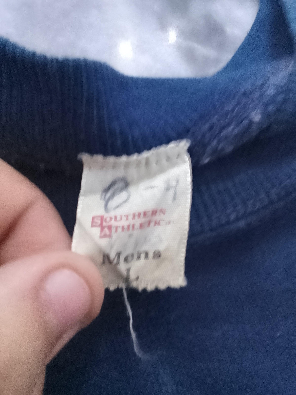 Vintage Southern Athletic Co. Plain Blue Sweatshirt