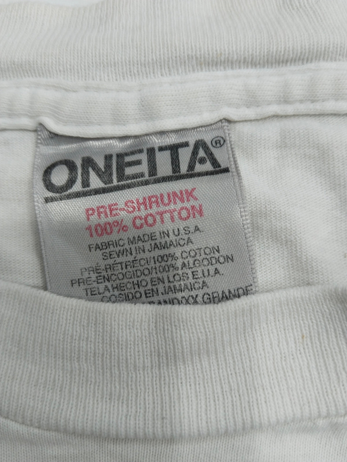 ONEITA Single Stitch T-Shirt 100% Cotton