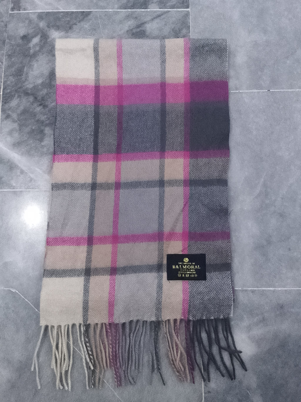 BALMORAL SCARF (100% CASHMERE)