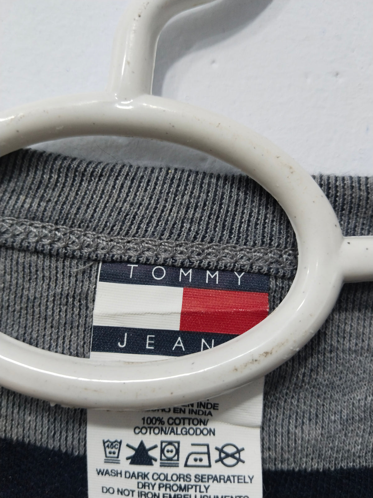 Tommy jeans Long Sleeve Graphic T-Shirt 100%Cotton