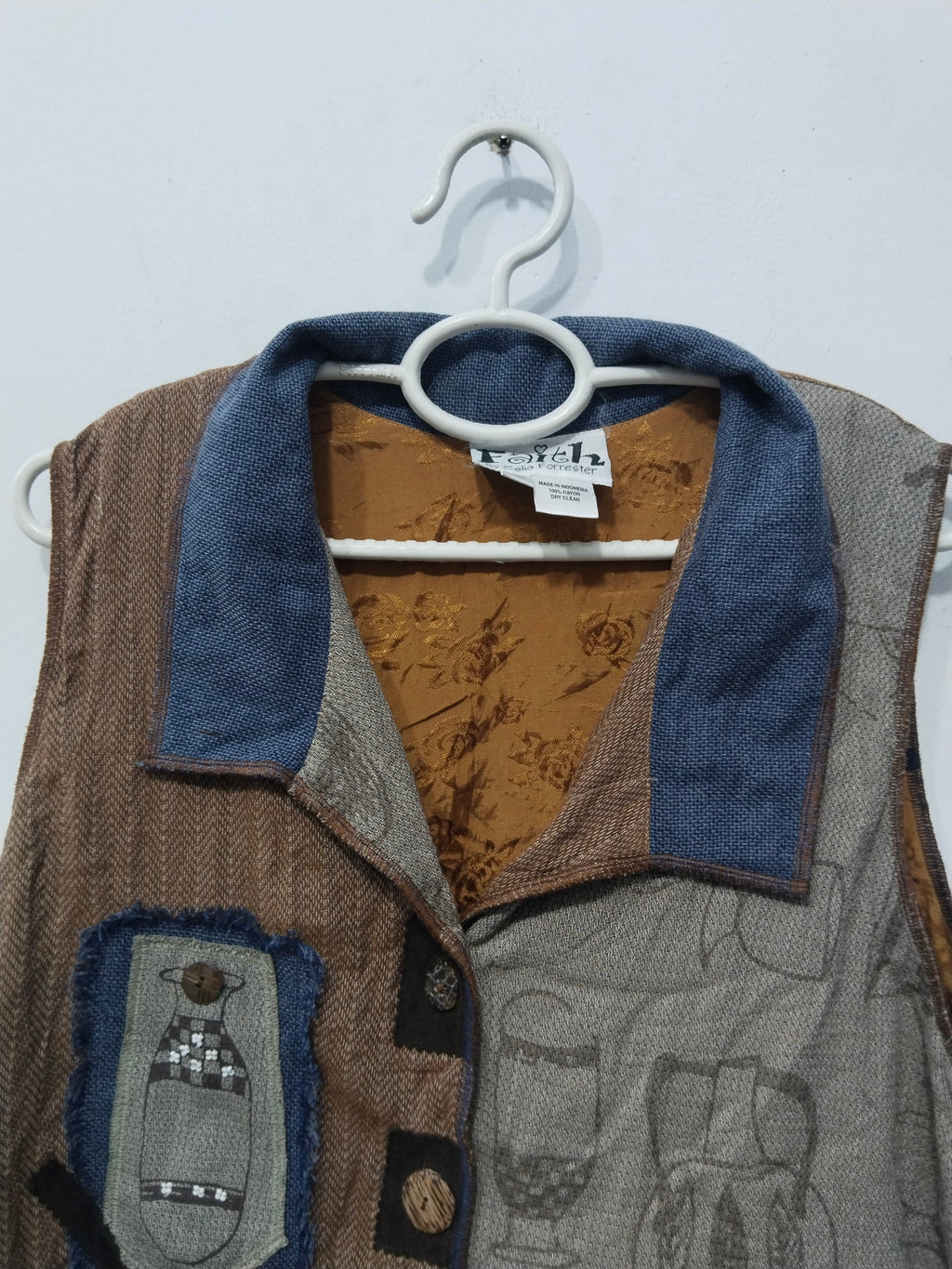 Faith Women's Front Button Vest