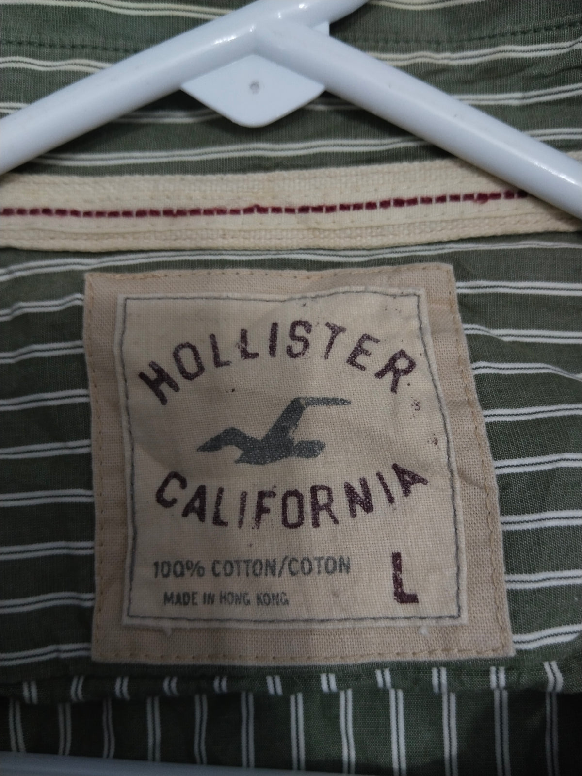 HOLLISTER Men's Shirt 100%Cotton