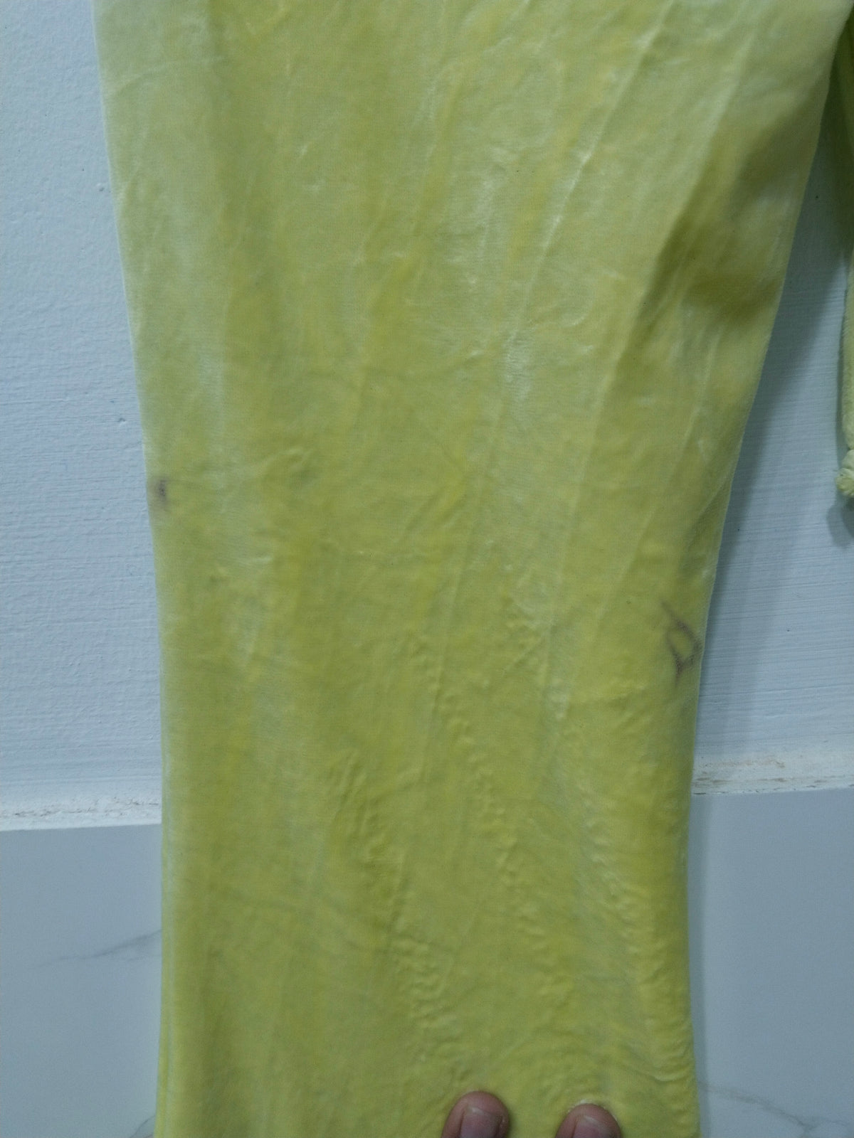 Y2K Yellow Flare Pants with Front Pockets