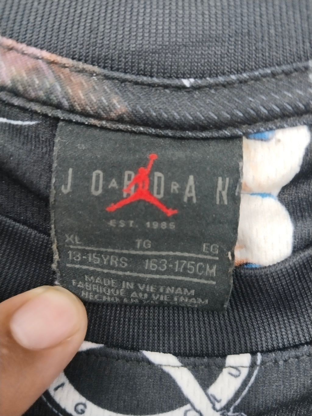 Vintage Jordan All-Over Print Graphic T-Shirt / Air Jordan 23 Tee