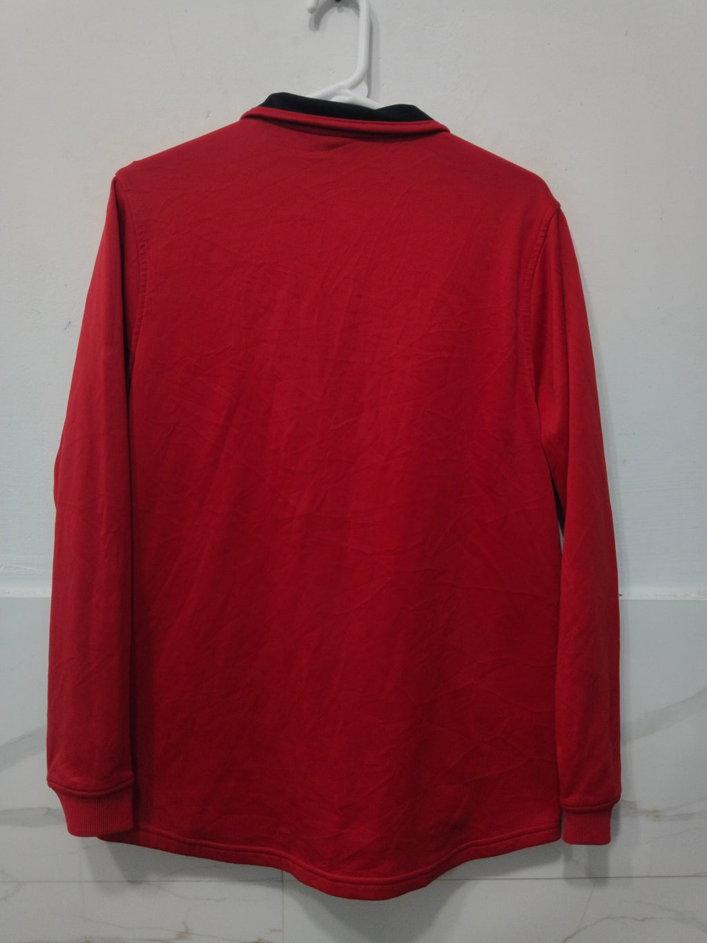 Under Armour Red 1/4 Zip Pullover Sweatshirt / Mens Athletic Quarter Zip Top