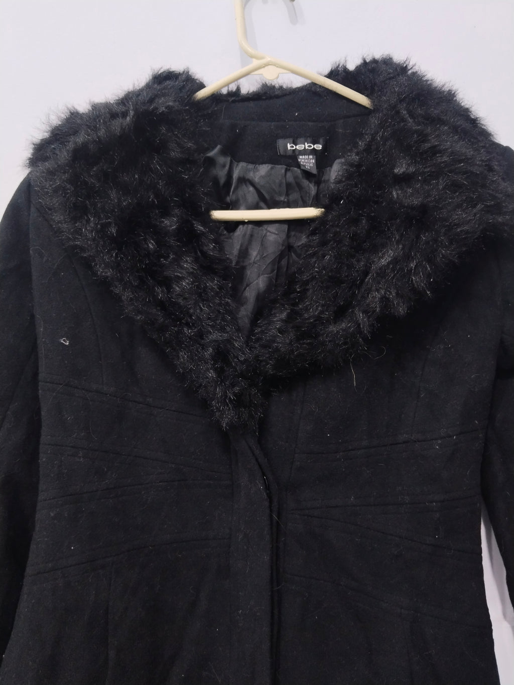 bebe Women's Long Coat 100% Wool
