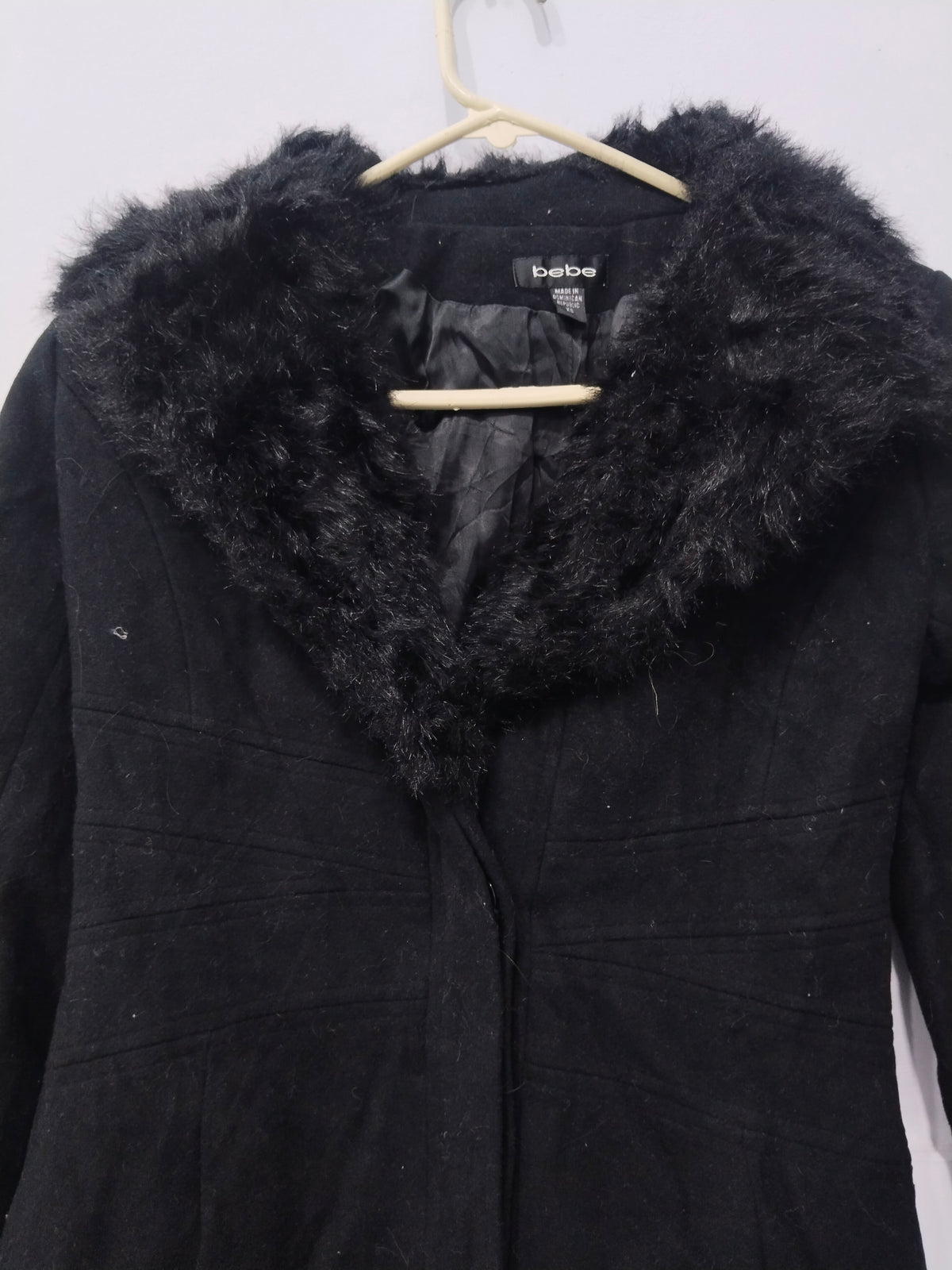 bebe Women's Long Coat 100% Wool