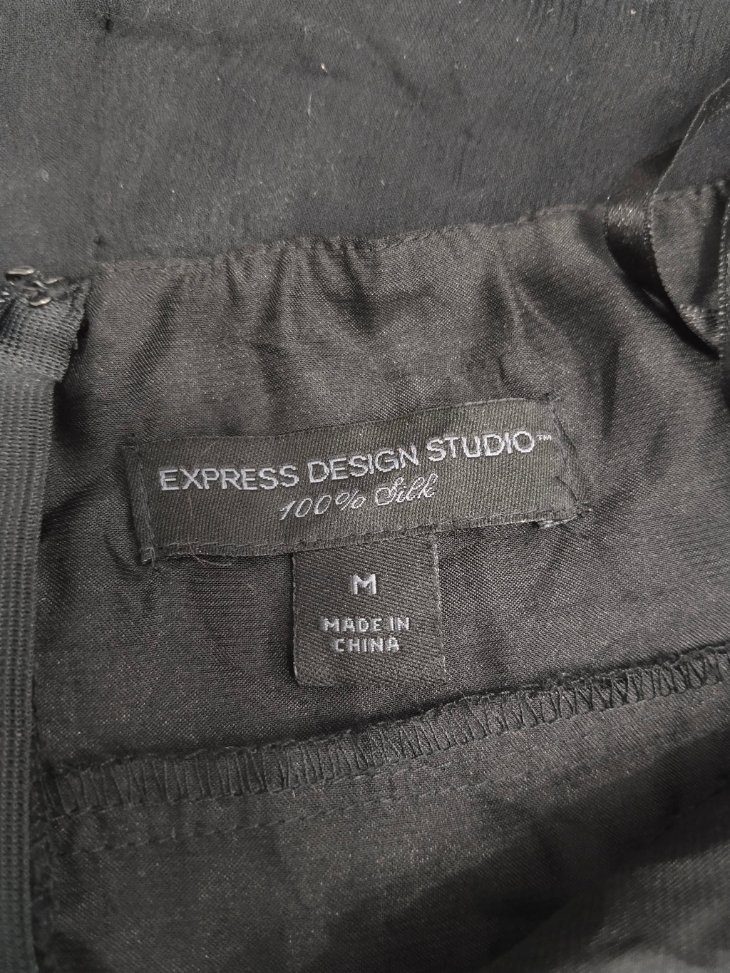 Express Design Studio Top 100% Silk