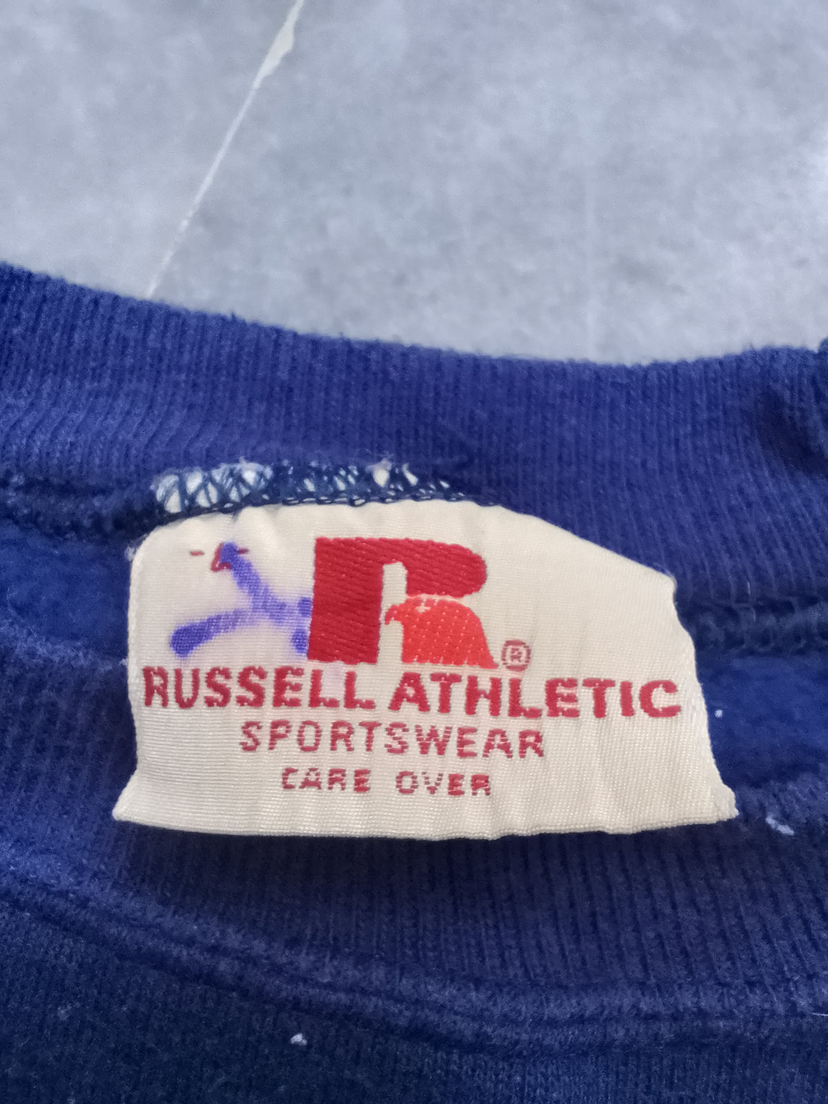 Vintage Russell Athletic Short-Sleeve Sweatshirt