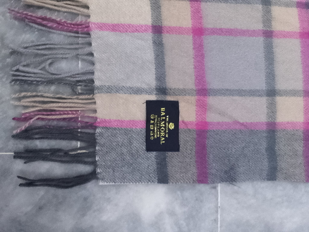 BALMORAL SCARF (100% CASHMERE)