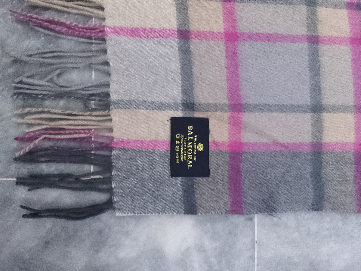 BALMORAL SCARF (100% CASHMERE)