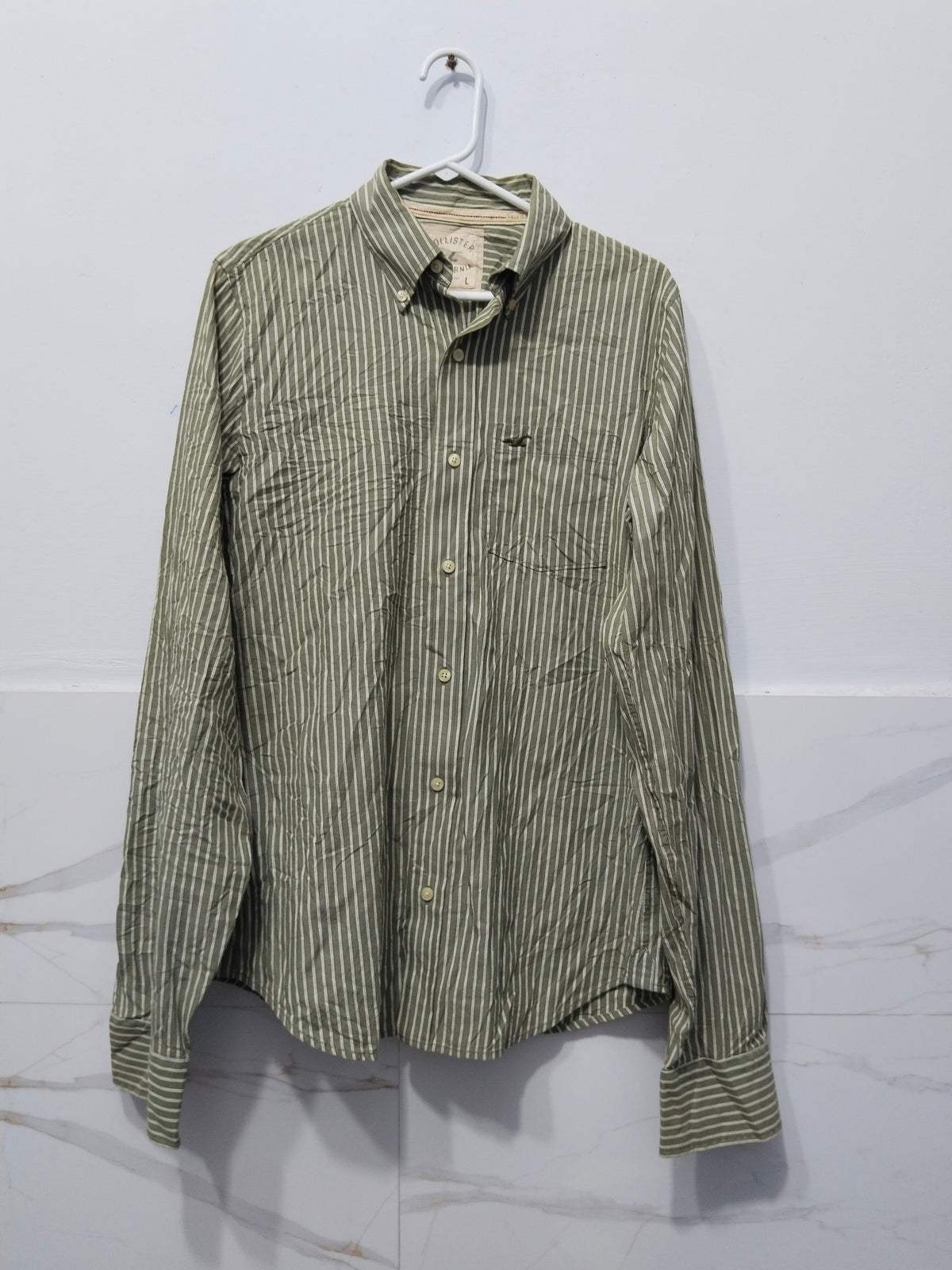 HOLLISTER Men's Shirt 100%Cotton