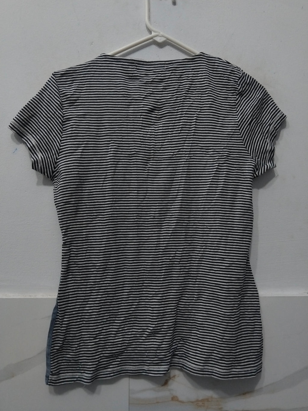 Armand Thiery Women's Patchwork Striped & Graphic Print Short Sleeve Top