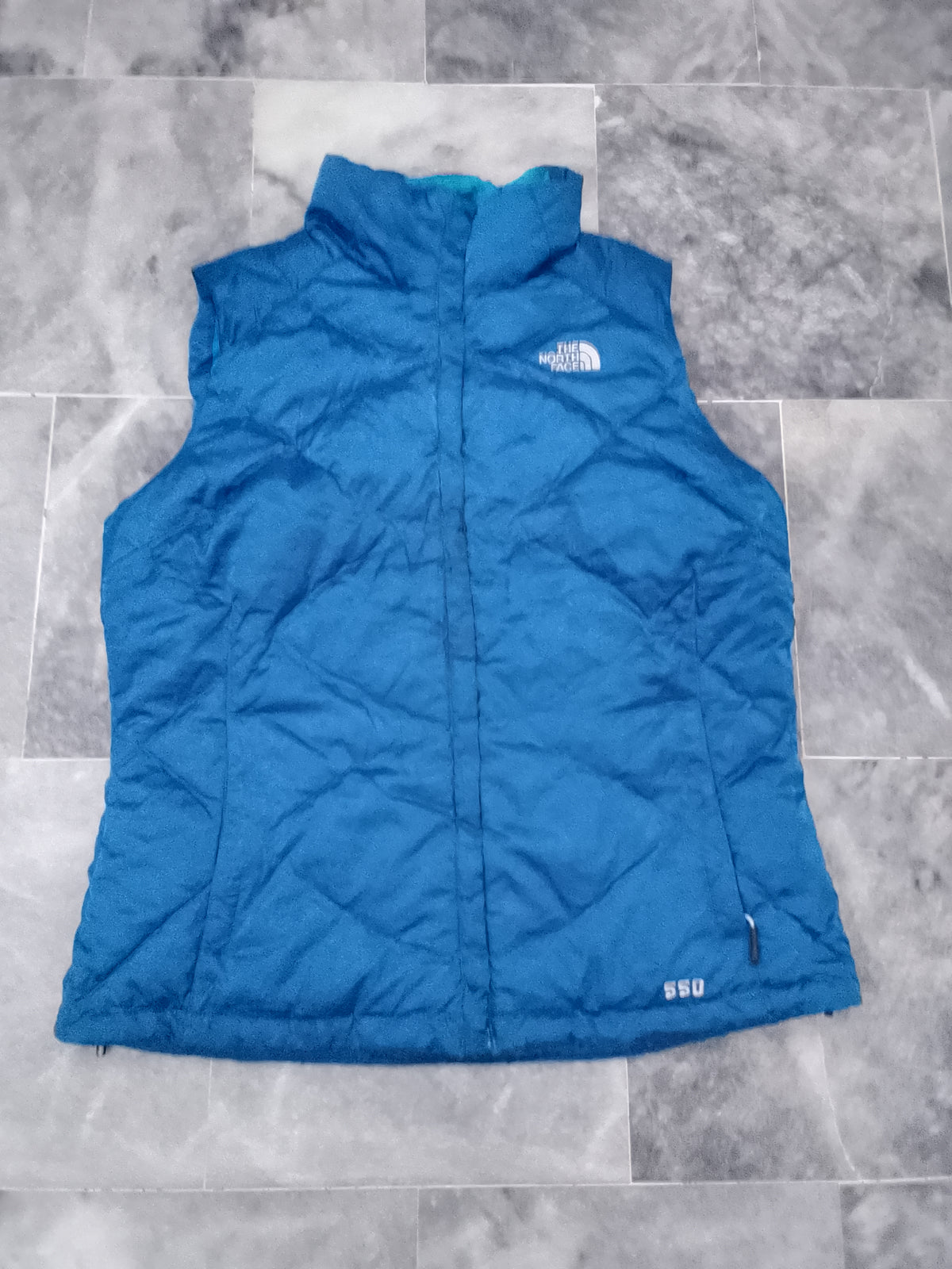 The North Face Women's Blue 550 Down Vest