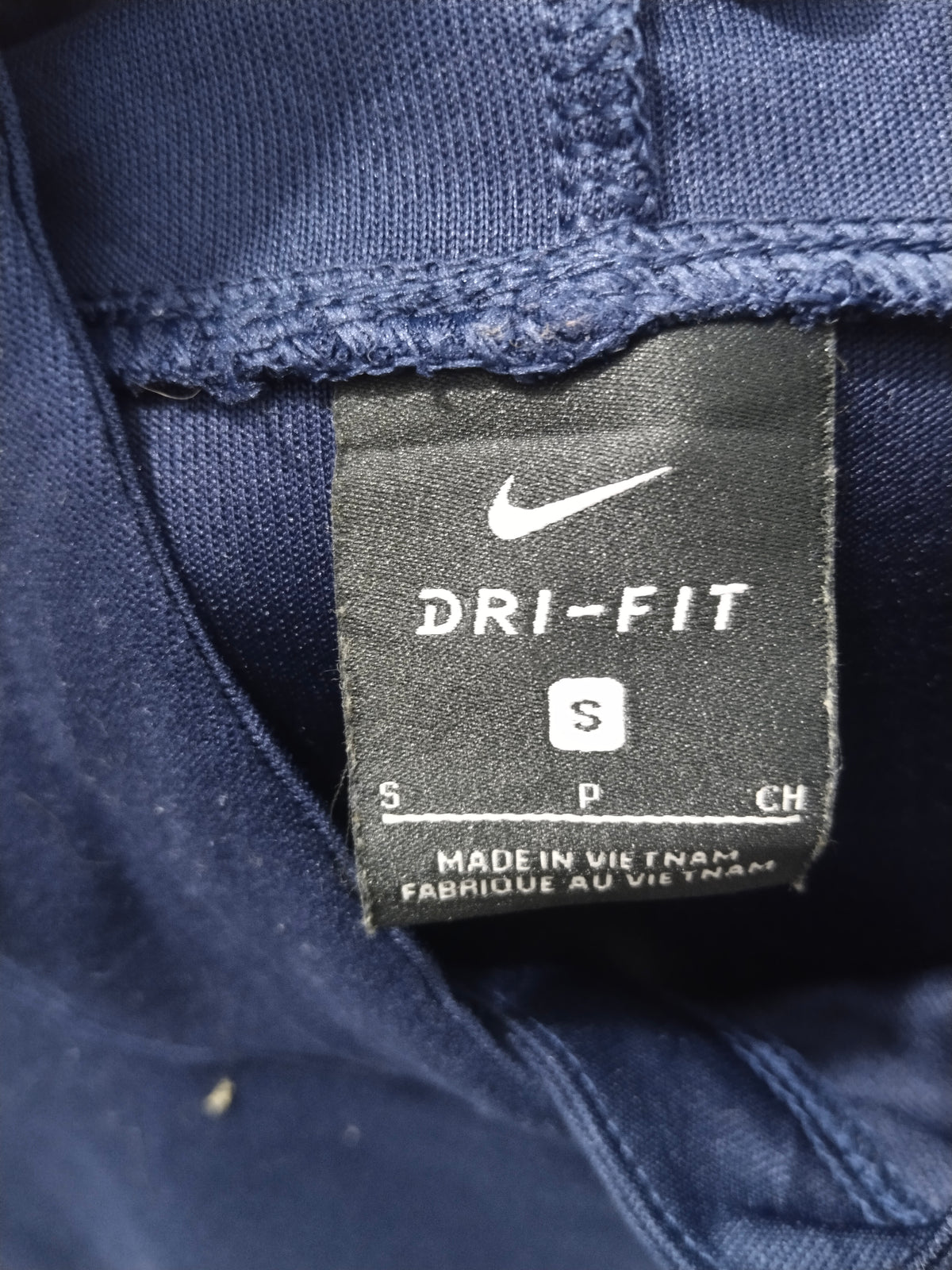 Nike Colorblock Hoodie - Navy Blue & White