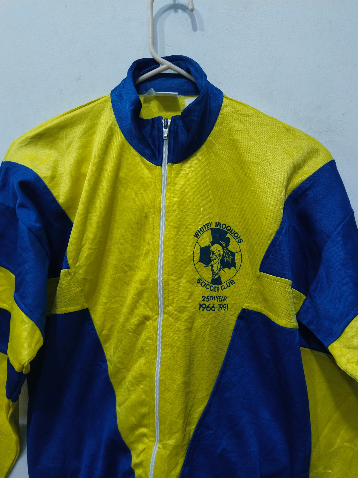 Yellow Blue Track Jacket – Retro Sportswear