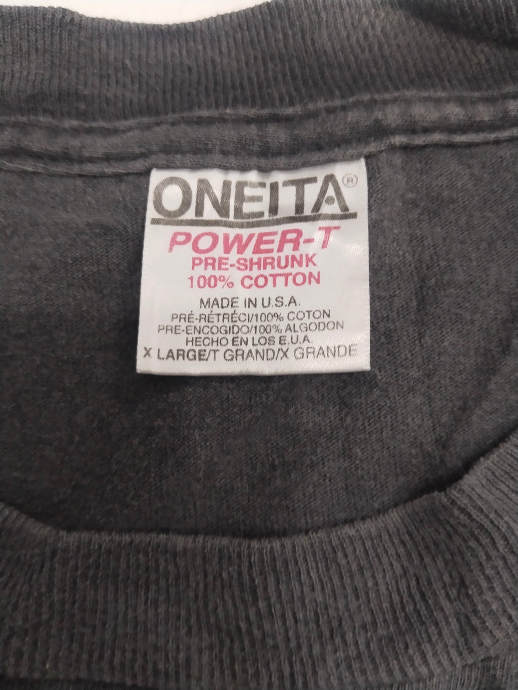 ONEITA Single Stitch T-Shirt 100% Cotton