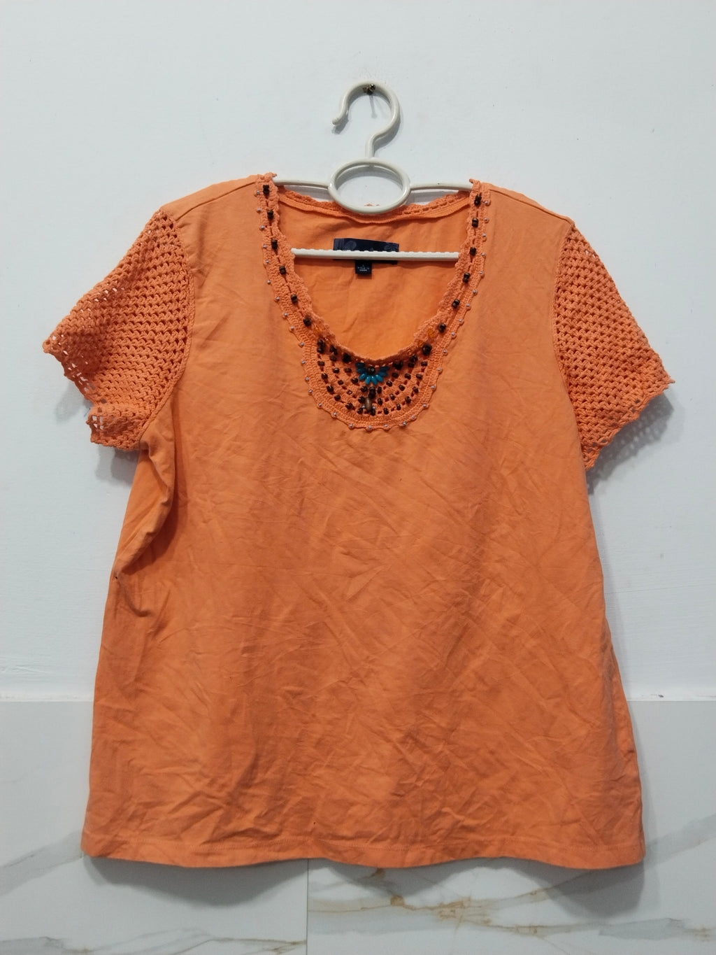 Susan Graver Short sleeve Shirt