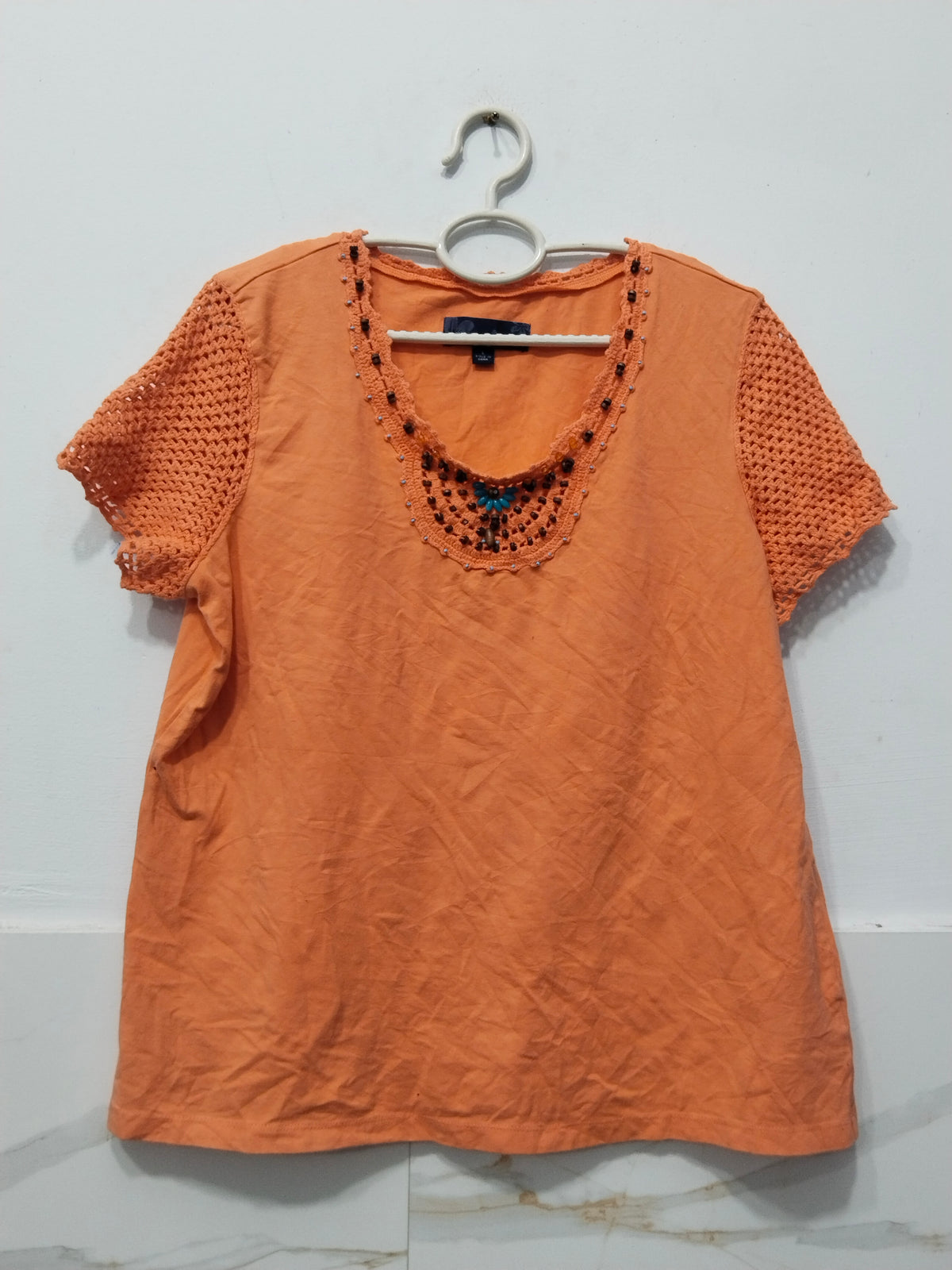 Susan Graver Short sleeve Shirt