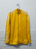 Vintage Style adidas Track Jacket, Yellow with White Stripes