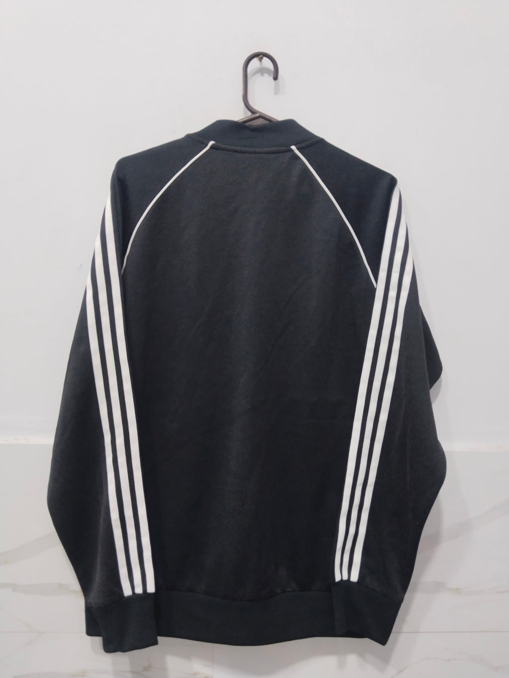 Adidas Originals Track Jacket - Black & White 3-Stripes