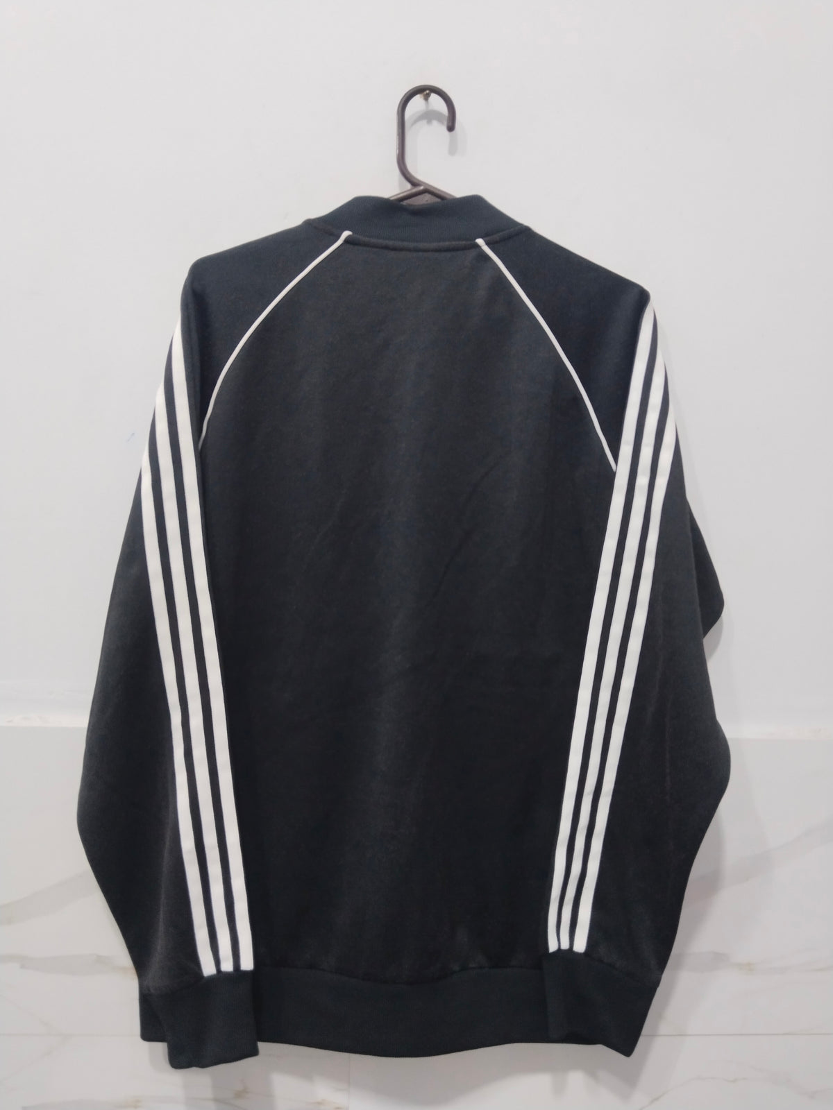 Adidas Originals Track Jacket - Black & White 3-Stripes