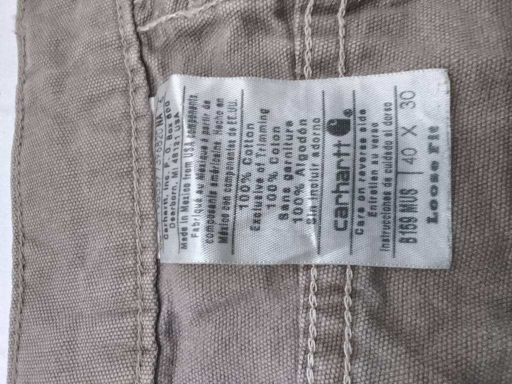 Carhartt B159 Loose Fit Canvas Carpenter Work Pants