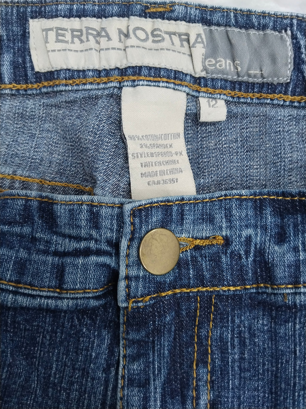 TERRA NOSTRA Jeans 98% Cotton