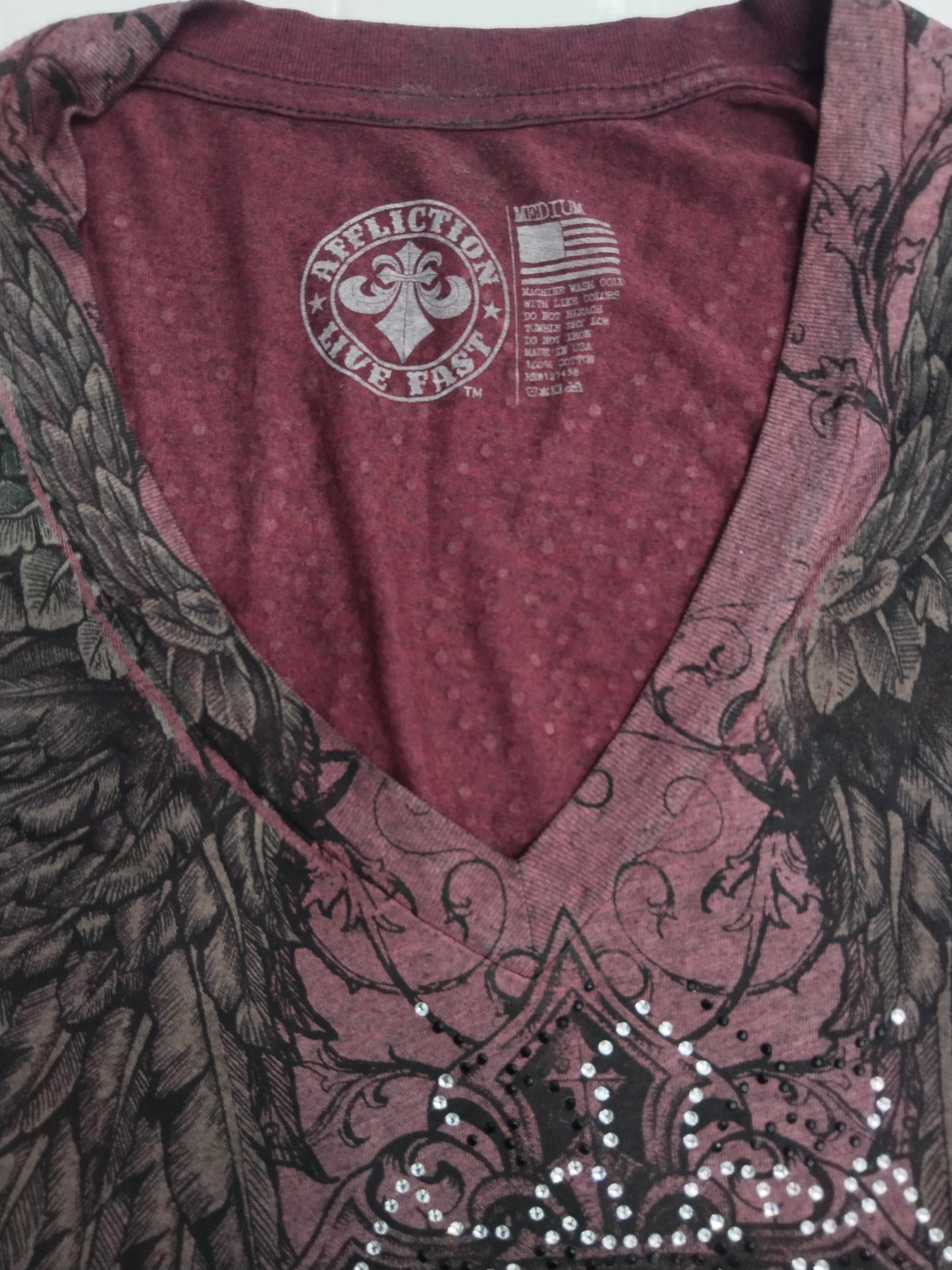 Affliction y2k top