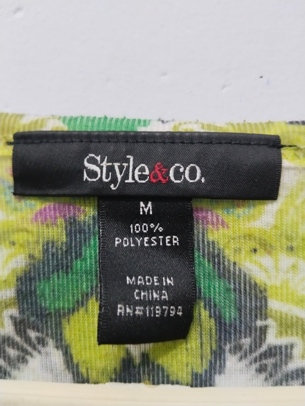 Style& co 100% Polyester Blouse