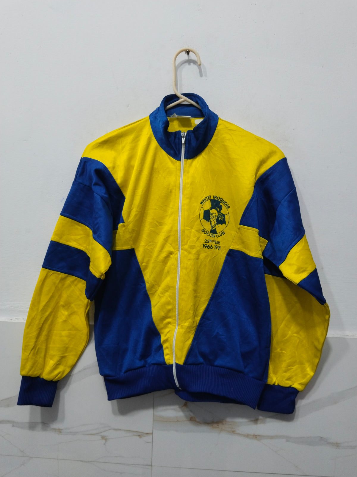 Yellow Blue Track Jacket – Retro Sportswear