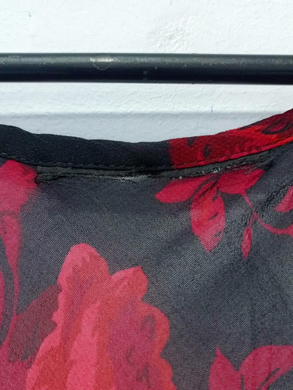 Y2K long dress with floral print