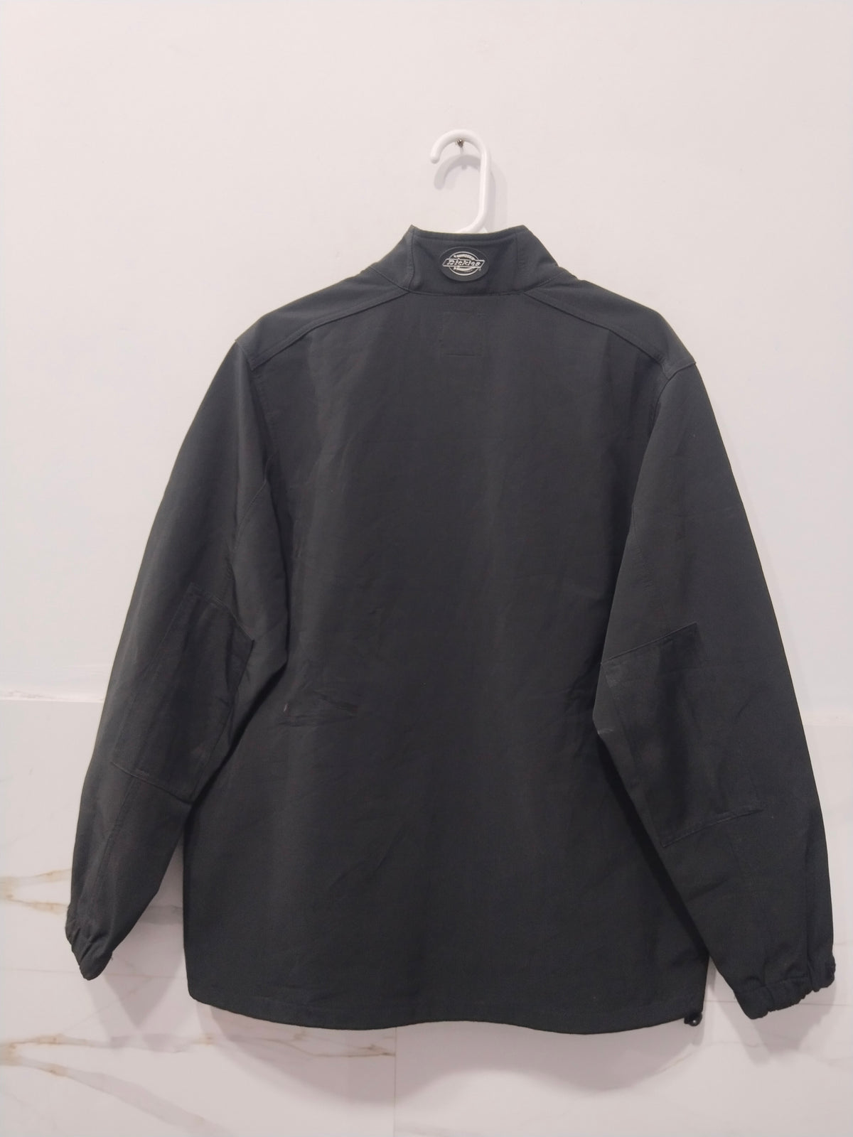 Dickies Black Soft Shell Mock Neck Full Zip Utility Jacket Workwear