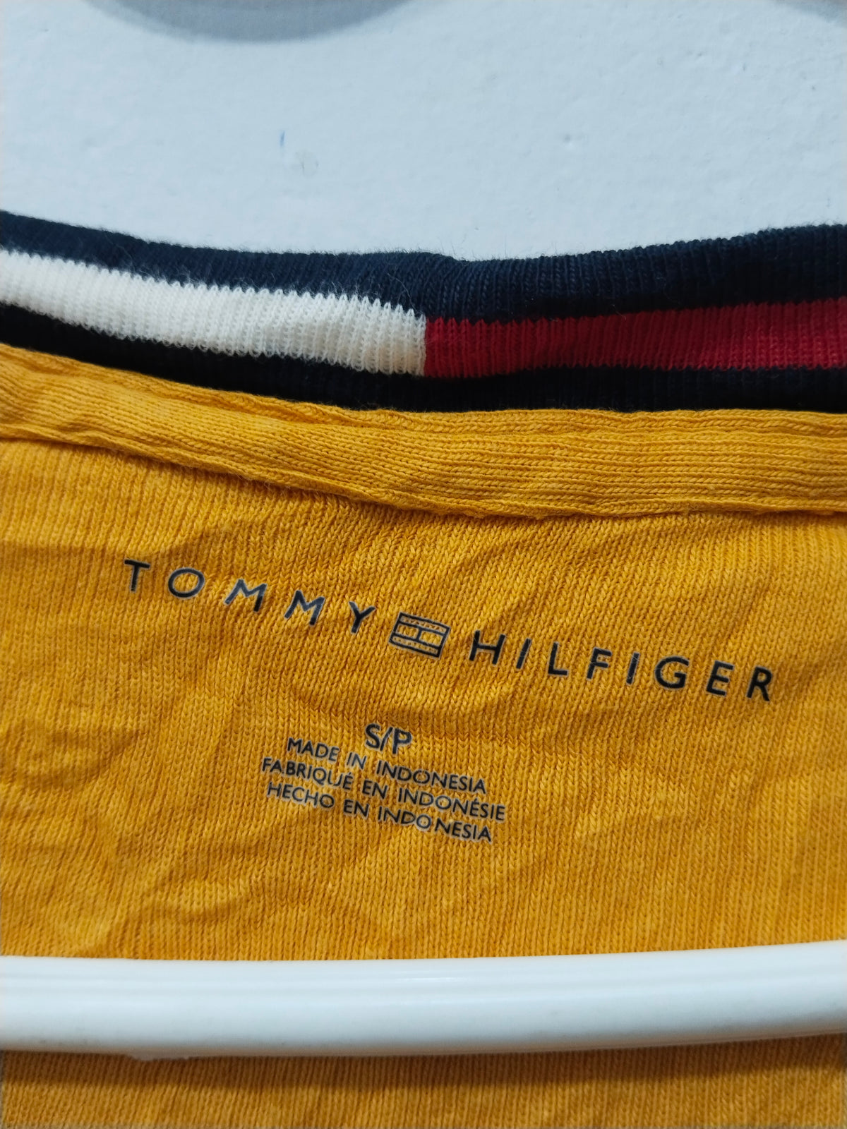 Tommy Hilfiger Women's V- neck T-Shirt 100%Cotton
