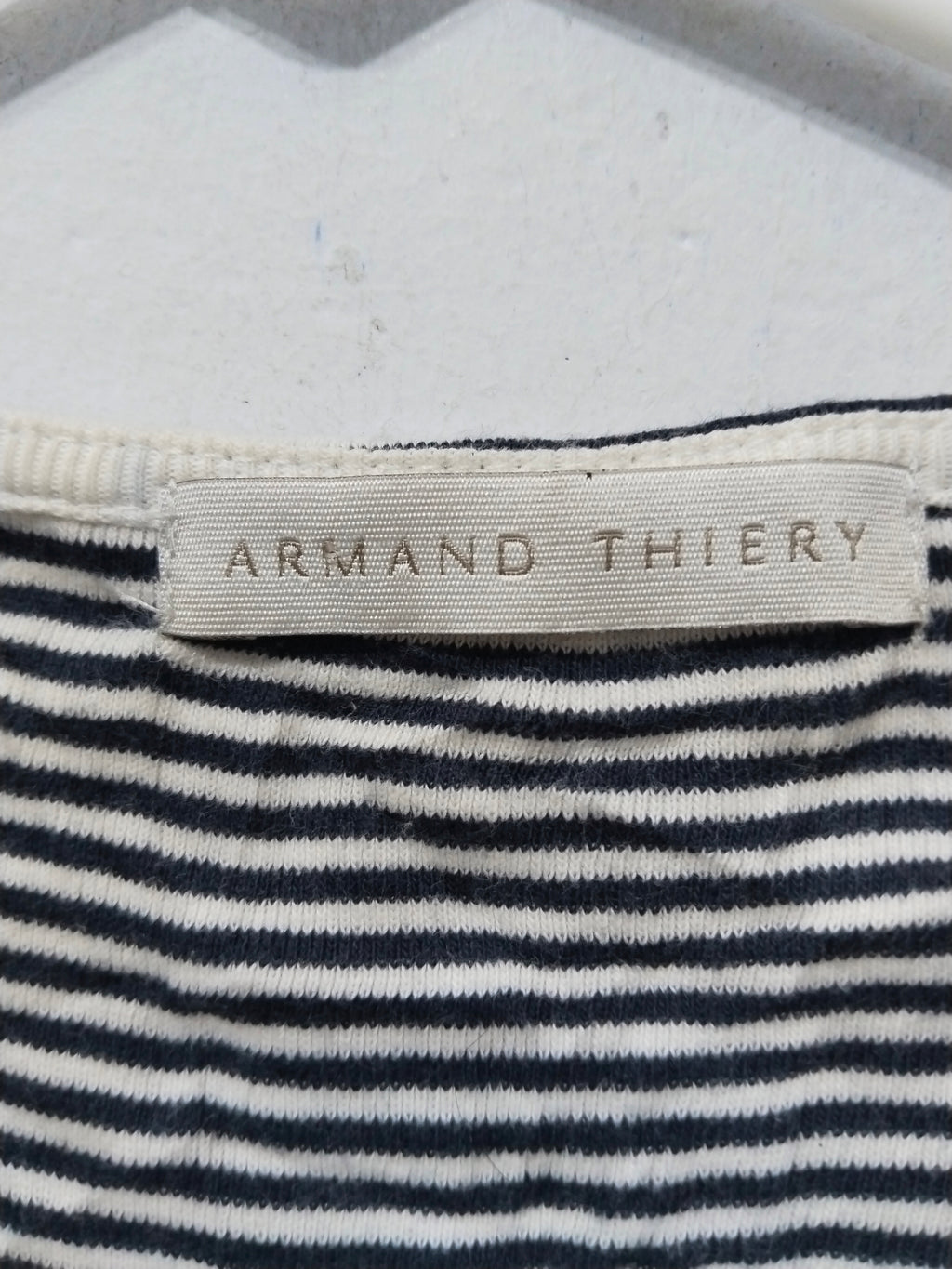 Armand Thiery Women's Patchwork Striped & Graphic Print Short Sleeve Top
