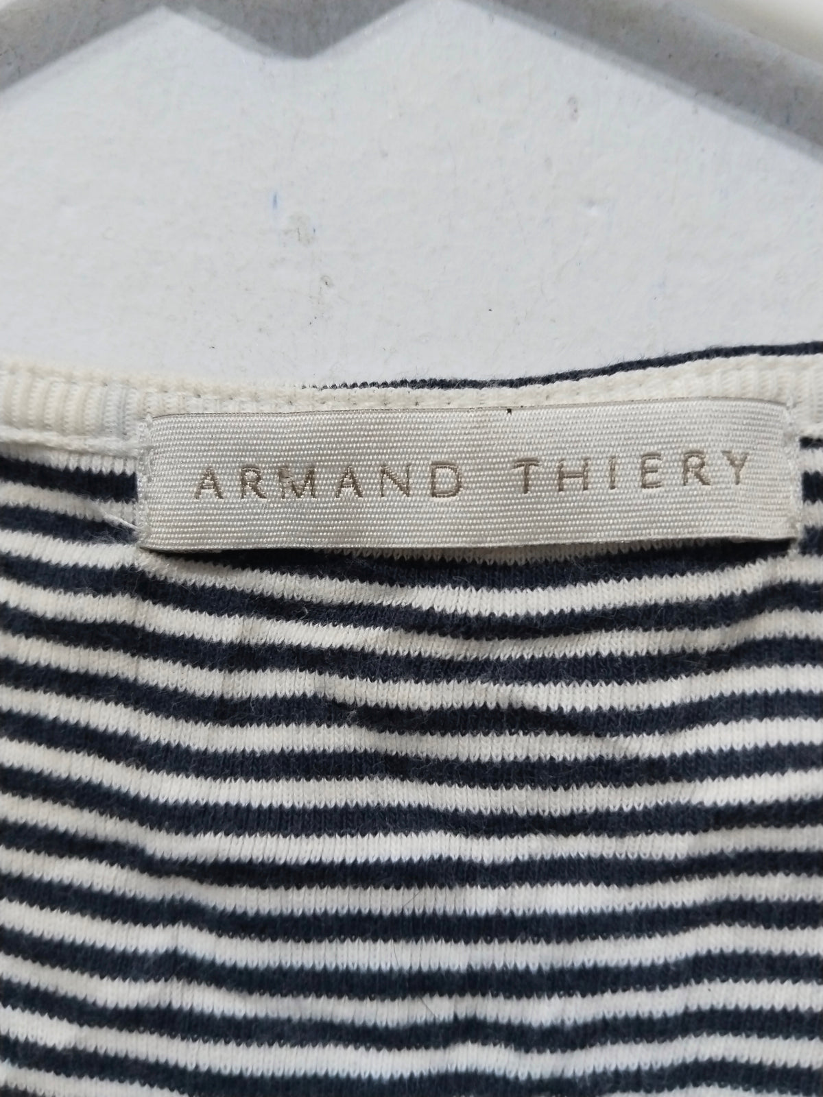 Armand Thiery Women's Patchwork Striped & Graphic Print Short Sleeve Top