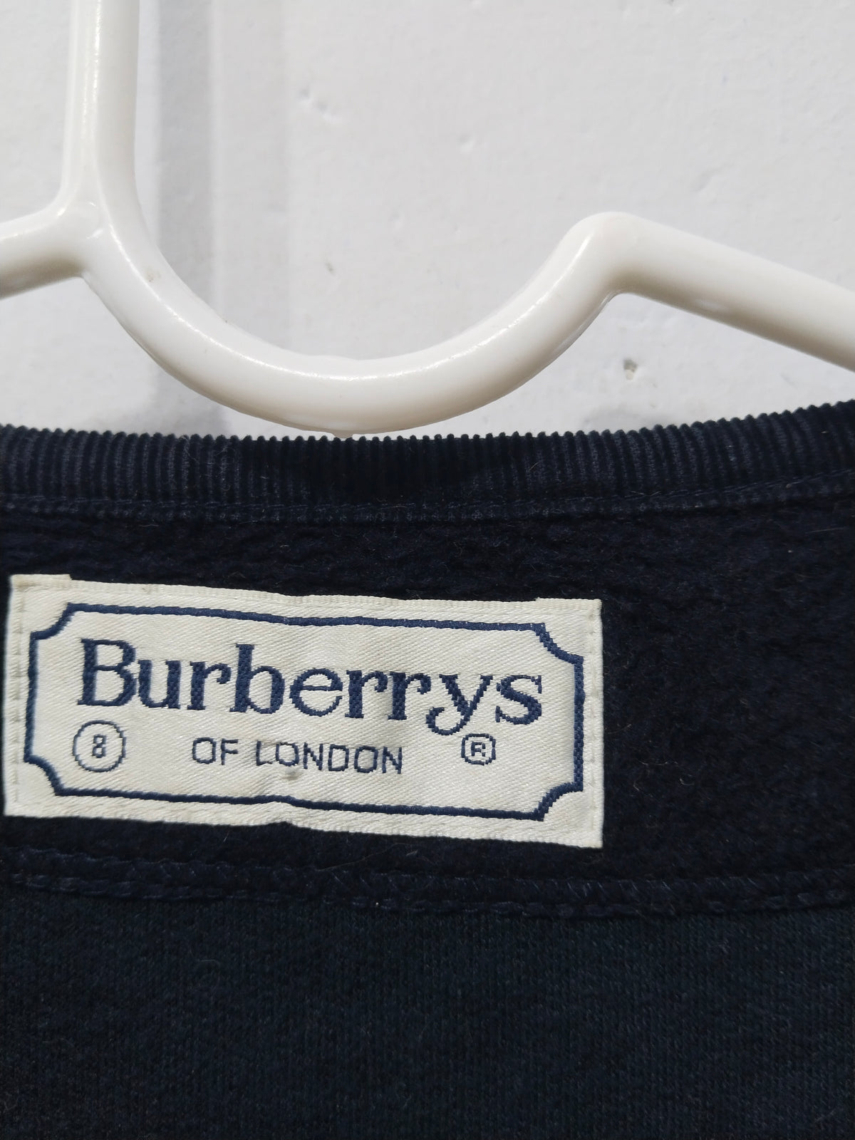 Vintage Burberrys of London Navy Blue Button-Up Vest – Classic Sleeveless Waistcoat